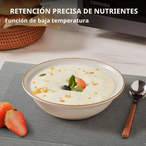 Miniatura 9 de TOSHIBA Horno de microondas combinado con freidora de aire 8 en 1 para encimera, con convección, parrilla, modo de eliminación de olores, plato