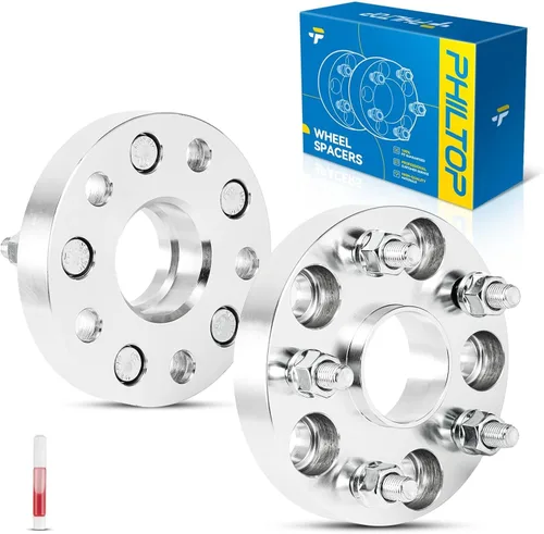 Miniatura 112 de PHILTOP Espaciador de rueda de 4 x 4 de 2 pulgadas, espaciadores de rueda centrados en las lengüetas para Polaris Trail Boss 330 2003-2013, Trail