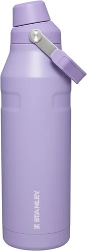 Miniatura 30 de Stanley IceFlow - Botella de agua de flujo rápido, tapa de boquilla en ángulo, ligera y a prueba de fugas para viajes y deportes, acero inoxidable