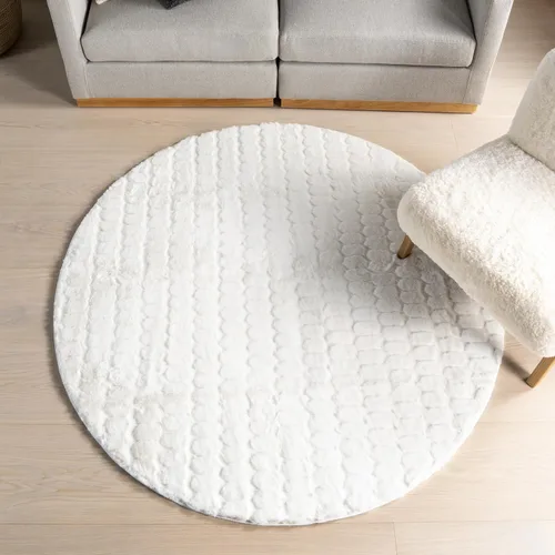 Miniatura 16 de nuLOOM SuperiorWash Collection Kai Blanco Hueso, 5 x 8 pies, esponjosa y acogedora, de alto tráfico, resistente a las manchas, fácil de limpiar, Kai