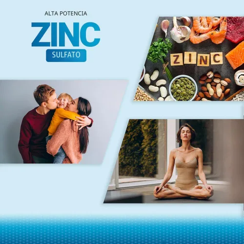 Miniatura 3 de Zinc 220mg [Alta Potencia] Suplemento – Sulfato de Zinc para Sistema de Apoyo Inmunológico 100 Tabletas