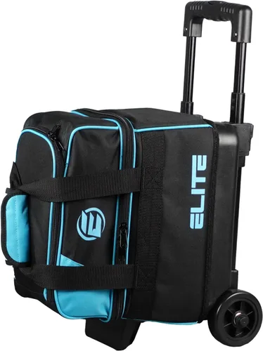 Bolsa ELITE básica con rodillo único para bola de boliche | Múltiples colores | Se adapta a zapatos hasta la talla 10.5 | Diseño compacto | Bolsas