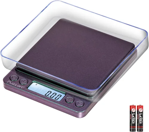 Miniatura 8 de Fuzion báscula digital de 0.01 gramos de precisión, básculas de alimentos mini de 500g para joyería pequeña, oro, hierba, especias - peso en gramos
