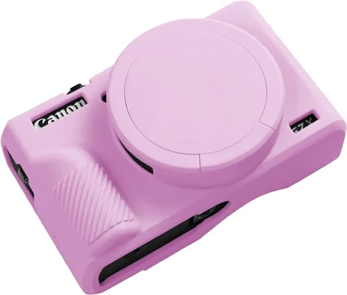 Miniatura 25 de Funda Easy Hood para cámara Canon Powershot G7 X Mark III, cubierta protectora de silicona suave con carcasa de lente extraíble para cámara Canon