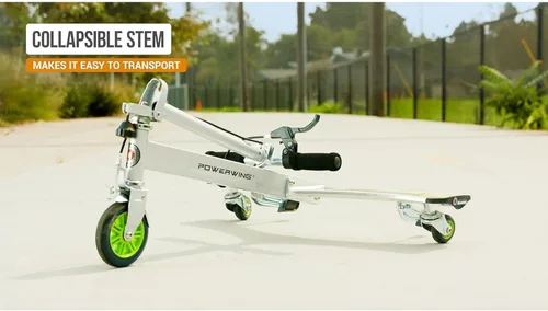 Miniatura 4 de Razor Patinete con ruedas PowerWing Plata/Verde DLX