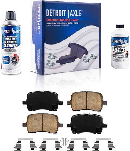 Miniatura 23 de Detroit Axle - Pastillas de freno traseras para Kia Sportage 2017-2022, Hyundai Tucson 2016-2021, pastillas de freno de cerámica 2018 2019 2020