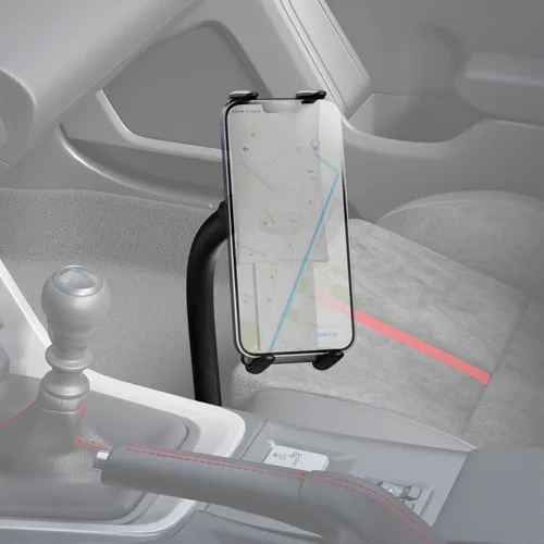 Miniatura 2 de Arkon Soportes – Soporte para riel de asiento de coche para teléfono o tableta Posicionamiento flexible Cuello de cisne de 22 pulgadas Ajuste