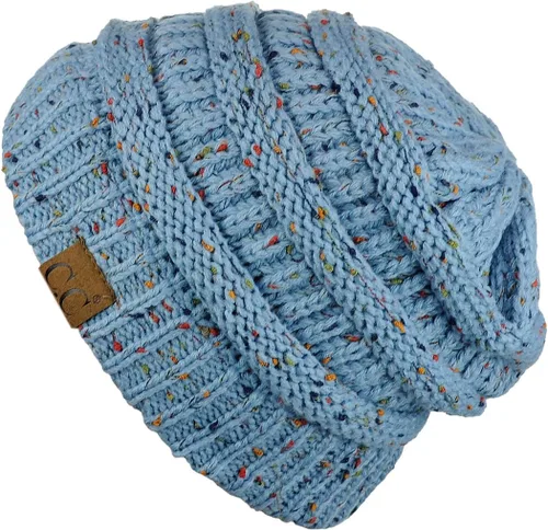 Miniatura 661 de C.C Trendy Warm Chunky Soft Stretch Cable Knit Beanie