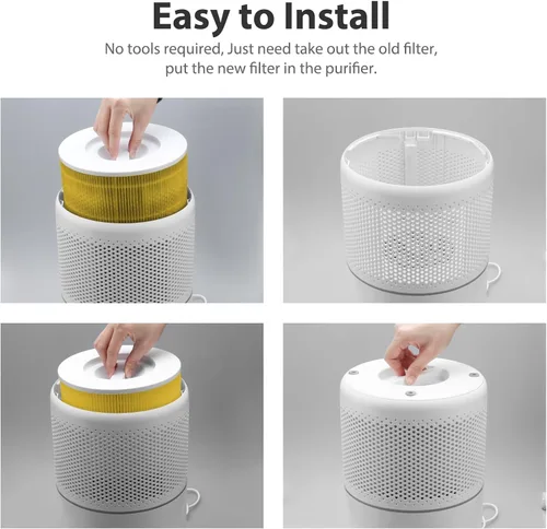 Miniatura 8 de Filtro de repuesto para purificador de aire Core 300-P para alergias a mascotas de LEVOIT Core 300, Core 300-P, Core 300S Vortex Air Air Purifier