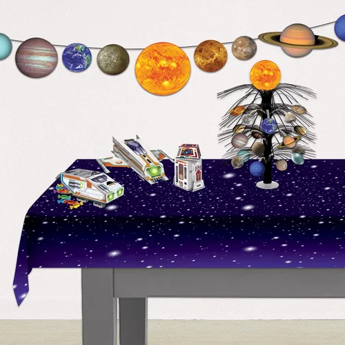 Miniatura 5 de Mantel para fiestas con diseño de noche estrellada (1 unidad) (1/Pkg), Misión