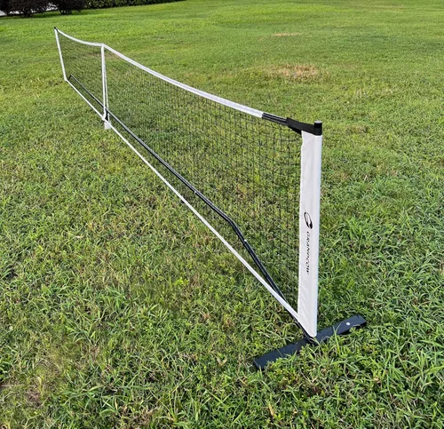 Miniatura 5 de Redes de pickleball, 22 pies de tamaño reglamentario portátil al aire libre Picklenet red de tenis con bolsa de transporte para patios traseros