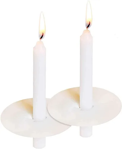 Miniatura 28 de Paquete de 14 velas cónicas rojas altas – Vela roja sin goteo de 10 pulgadas sin perfume – Cera de parafina con mechas de algodón – 8 horas