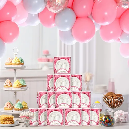 Miniatura 4 de AIXIANG Jabones para baby shower, hechos a mano, en caja de regalo rosa, regalos de jabón perfumado para pies de bebé, regalos y decoraciones