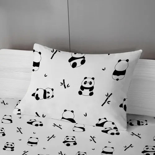 Miniatura 23 de MUSOLEI Sábana bajera ajustable de hongos, ropa de cama de hongos, decoración de hongos para niños, niños; juego de sábanas individuales; 1 sábana