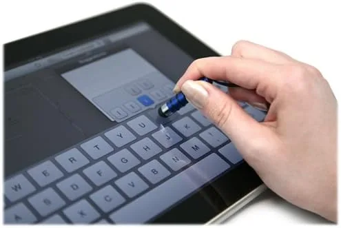 Miniatura 4 de BoxWave Stylus Pen compatible con Fitpolo Fitness Tracker con monitor de frecuencia cardíaca ID205L (1.3 pulgadas), mini lápiz capacitivo, lápiz