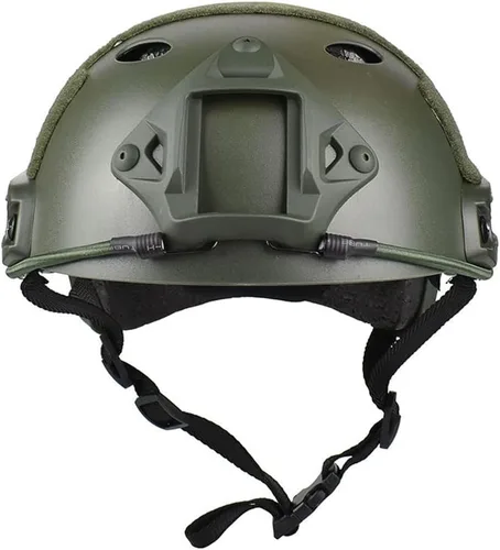 Miniatura 3 de Airsoft PJ Style - Casco táctico rápido para paintball Verde OD