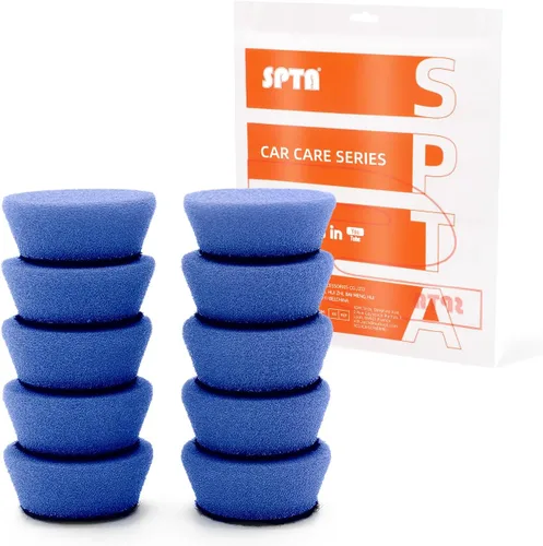 SPTA Almohadillas de pulido (10, almohadilla azul T80 de corte moderado, 1 pulgada (0.984 in))