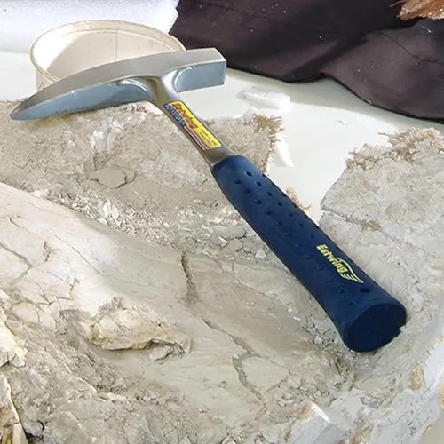 Miniatura 5 de ESTWING Rock Pick - Martillo de geología de 14 onzas con punta puntiaguda y agarre de reducción de golpes - E3-14P