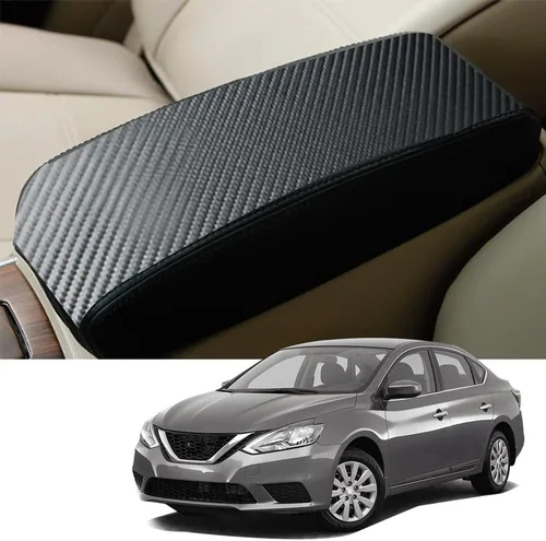 Miniatura 11 de Blazeray Funda de cuero para consola central automotriz para Nissan Altima 2019 2020 2021 2022 2023, de piel, impermeable, antiarañazos, funda