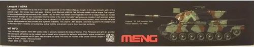 Miniatura 2 de Meng Leopard 1A3/A4 Kit de construcción de tanque de batalla principal