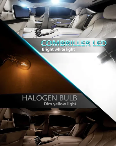 Miniatura 2 de Bombilla LED Combriller 194 6000K Blanco, Sin Errores Bombilla LED 194 168 T10 2825 w5w Luces LED Interiores de Automóvil para Luz de Placa