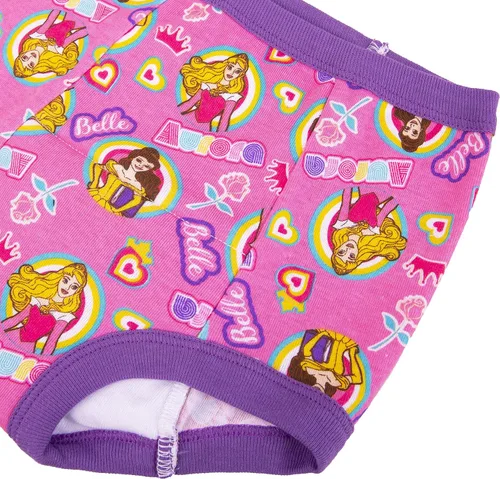 Miniatura 8 de Disney Paquete múltiple de pantalones de entrenamiento para ir al baño de princesa para niñas Blanco