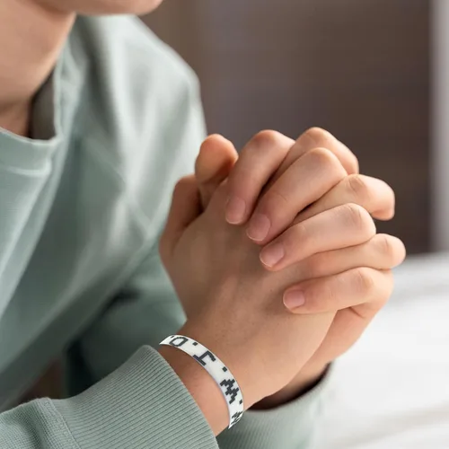 Miniatura 23 de Long tiantian WWJD - Pulsera con texto en inglés «What Would Jesus Do», pulseras WWJD para mujeres, pulseras W.W.J.D para hombres, joyería