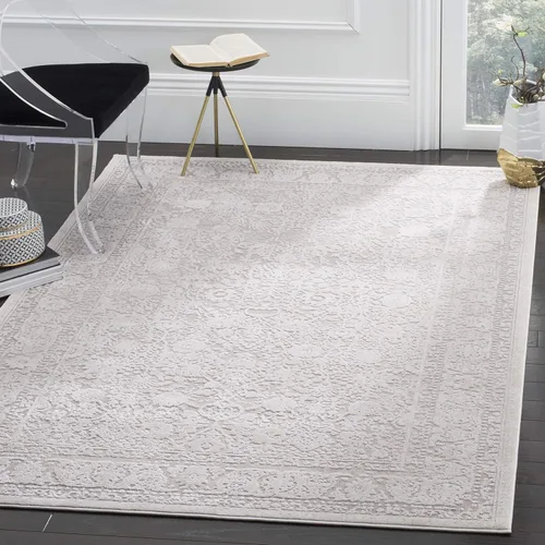 Miniatura 16 de SAFAVIEH Alfombra de área de 8 x 10 pies - Colección Reflection - Grande - Beige y crema, no desprende pelusa y es fácil de limpiar, ideal para sala