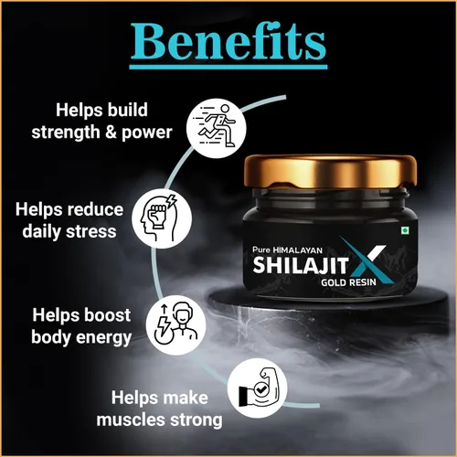 Miniatura 2 de NOTTY BOY Resina pura de oro Shilajit X del Himalaya 0.71 oz - Oro de 24 quilates, más de 80 minerales traza, alto ácido fúlvico, 100% ayurvédico