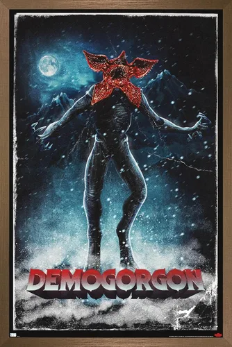 Miniatura 15 de Trends International Netflix Stranger Things: Season 4 - Póster de pared de Demogorgon, 14.72 x 22.37 pulgadas, versión enmarcada de madera