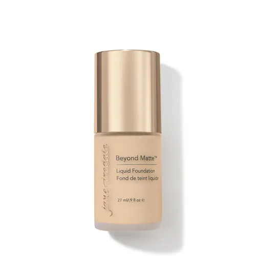 jane iredale Beyond Matte Base líquida 3 en 1, ligera, cobertura para construir con un acabado semimate, maquillaje vegano, limpio y libre de M6