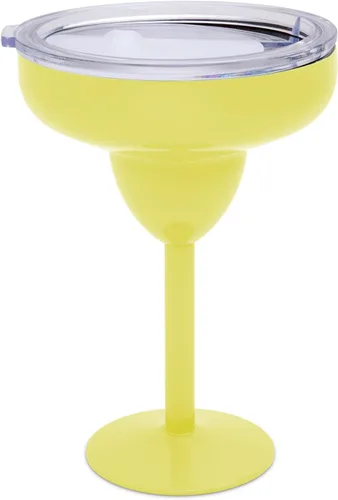 Better Dweller Vaso de Margarita de metal sellado al vacío con tapa, vaso aislado, taza de acero para vacaciones, piscina y margs fríos en la playa