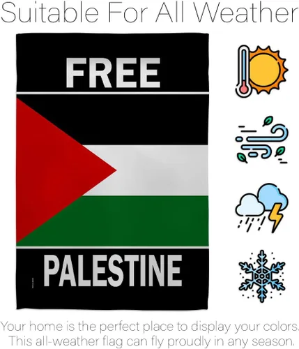 Miniatura 6 de Cartel de cementerio con bandera fuerte de Palestina, decoración de pared, césped, puerta, habitación, jardín, póster de bandera palestina, tapiz