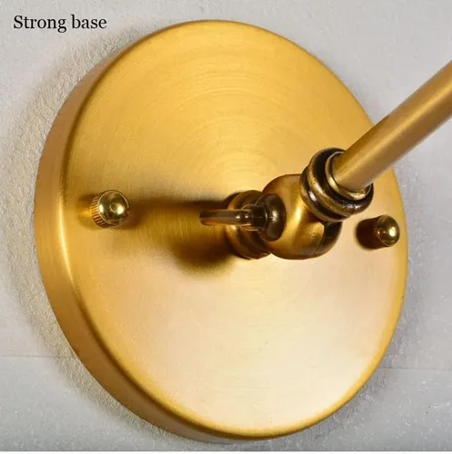 Miniatura 7 de LED Wall Sconce Nordic Gold Folding Lamp Retro Industrial Home Decor Restaurant Coffee Shop Milk Study Light
