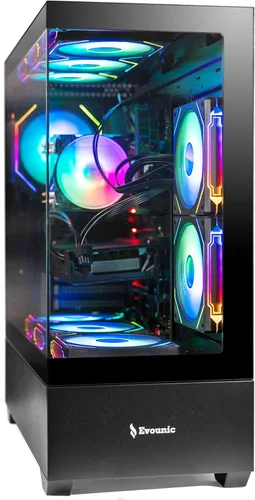 Miniatura 2 de PC para juegos, Ryzen 7 5800X 8 núcleos, RAM DDR4 de alta velocidad de 16 GB, tarjeta gráfica RTX 2080, SSD de 1 TB de almacenamiento ultrarrápido