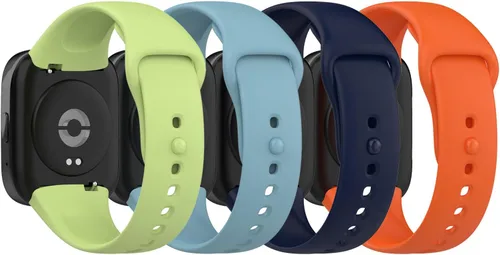 Correas de repuesto compatibles con Redmi Watch 3 Lite/Redmi Watch 3 Active, pulsera de silicona suave y colorida correa deportiva ajustable de