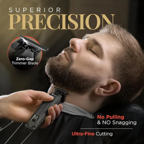 Miniatura 5 de Fagaci Cortadora de pelo profesional para hombres con precisión superior, juego de cortapelos y recortadores de peluquería sin escobillas, kit