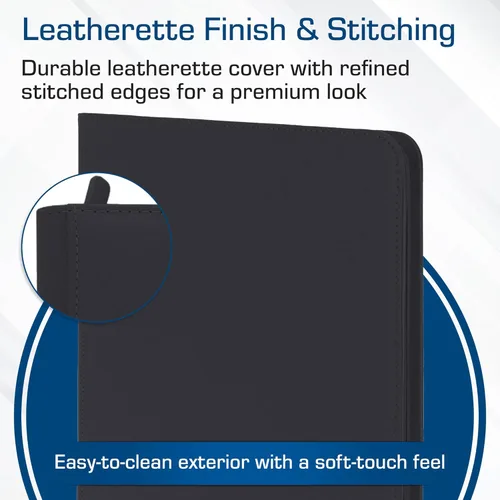 Miniatura 4 de álbumes para tarjetas coleccionables para 12 tarjetas Z-Folio LX, Negro