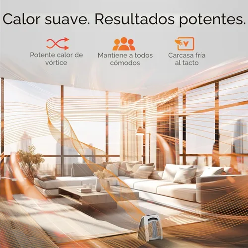 Miniatura 2 de Vornado AVH10 (2025) Calentador de espacio para el hogar, opción solo ventilador, pantalla digital con termostato ajustable, características