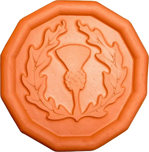 Miniatura 3 de JBK Pottery Ahorro de especias y hierbas - Diseño de cardo - Piedra de hidratación grande de 2 1/4 pulgadas de diámetro mantiene el tabaco, hierbas