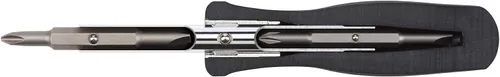 Miniatura 8 de TEKTON Destornillador multi-punta Phillips/ranurada 6-en-1 (#1 x 3/16 pulgadas, #2 x 1/4 pulgadas, Negro) DMS14001