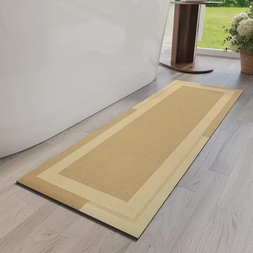 Miniatura 19 de YDKGL Alfombra de Baño Antideslizante, Respaldo de Goma Ultra Delgada Alfombras de Baño que Caben Debajo de la Puerta Secado Rápido Súper Absorbente