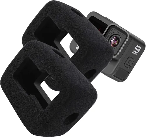 Hero 12/11/10/9 - Funda de espuma para parabrisas y cortavientos, accesorio de reducción de ruido