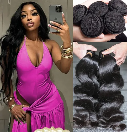 Miniatura 20 de Paquetes de Cabello Humano de Ondas Profundas （12 14 16 ）12A 100% Sin Procesar Cabello Humano Virgen Brasileño Profundo Rizado Tejido de Cabello