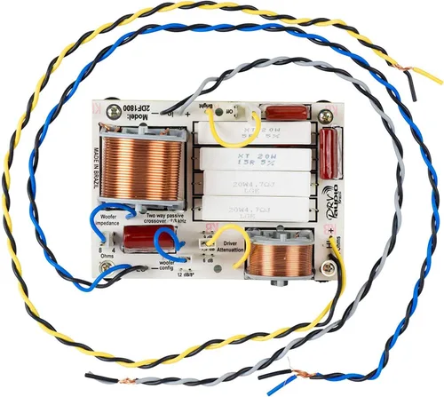 PRV AUDIO Placa cruzada bidireccional 2DF1800 1800Hz con atenuación del controlador 8 ohmios