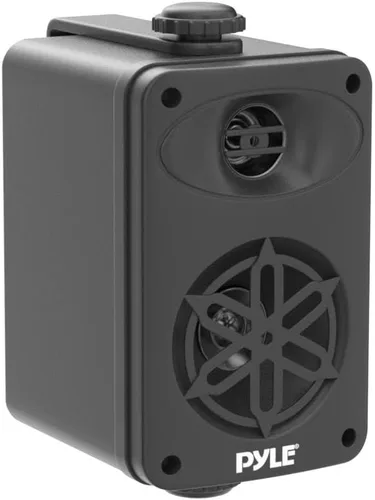 Miniatura 3 de PYLE Altavoces al Aire Libre - Altavoces Impermeables de Grado Marino, Montaje Universal, Construcción de ABS Resistente - Uso en Barco, Patio, Negro