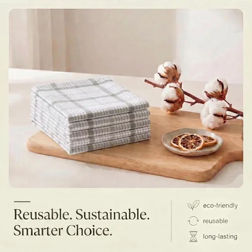 Miniatura 378 de Urban Villa Toallas de cocina 100% algodón para cocina (juego de 6) 20"x30" toallas de cocina altamente absorbentes, juego de ropa de cocina