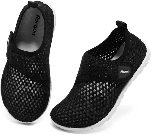 Miniatura 20 de Racqua Zapatos de agua, de secado rápido, ligeros, deportivos, acuáticos, para niños pequeños y grandes