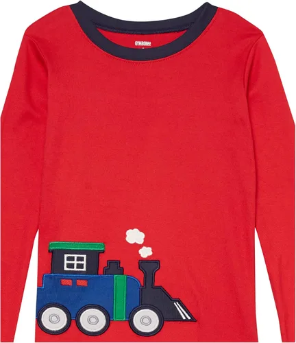Miniatura 10 de Gymboree Conjunto de pijama unisex de algodón de Navidad de 2 piezas, niño grande, niño pequeño, gimnasio para bebé