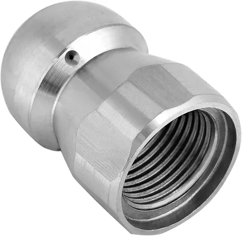 Miniatura 5 de Yosoo Health Gear Boquilla de desagüe, boquilla de chorro de 3/8 pulgadas, boquilla de agua, limpiador de línea de drenaje de alta presión, boquilla